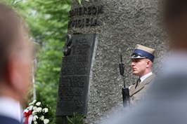 Upamiętnienie pierwszych walk Powstania - uroczystości na Żoliborzu