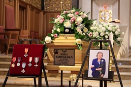 Ceremonia pożegnalna śp. Marii Kowalskiej pseudonim „Myszka”