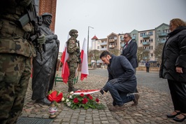 Gorzów Wielkopolski: Szef UdSKiOR upamiętnił kapelana Solidarności oraz spotkał się z Kombatantami i Działaczami Opozycji Antykomunistycznej