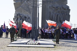 Uroczystości na Cmentarzu Żołnierzy Polskich we Wrocławiu 