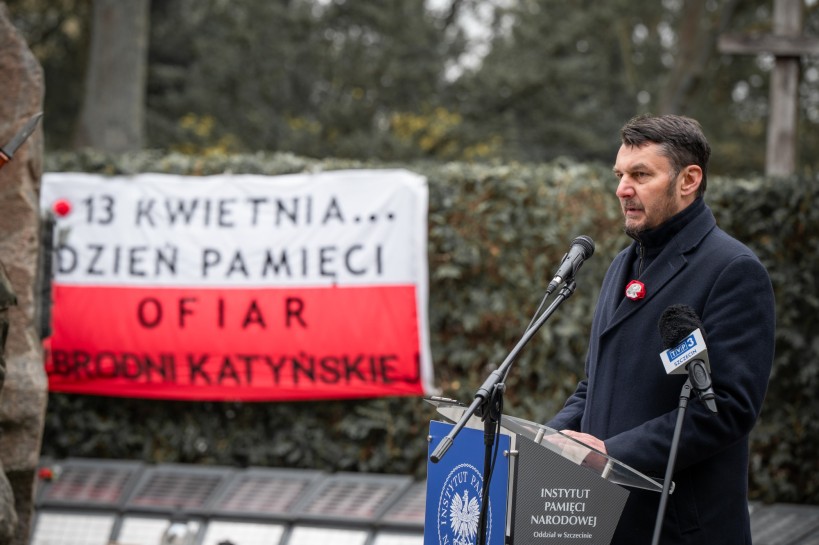 85 rocznica zrodni katynskiej w szczecinie fot. barbara jamrocha udskior