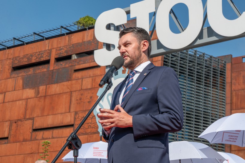 45 rocznica podpisania porozumien sierpniowych  gdansk fot. barbara jamrocha udskior