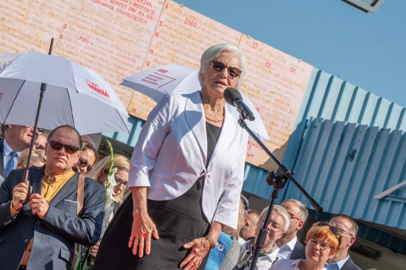 45 rocznica podpisania porozumien sierpniowych  gdansk fot. barbara jamrocha udskior