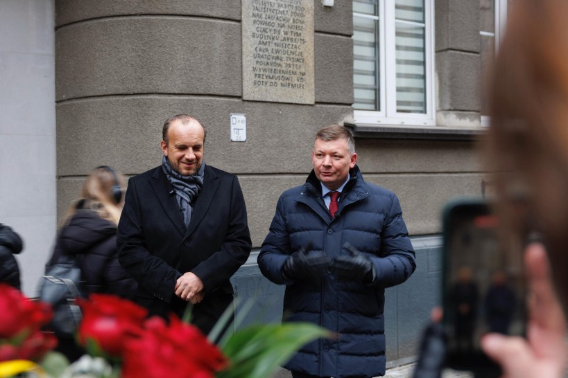 2026.01.28   krakow   rocznica zamachu na hitlerowski urzad pracy  